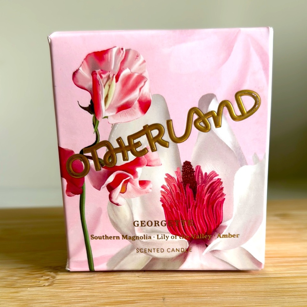 😍Otherland Georgette Magnolia Scented Floral Scent Coconut | Candle Pink (8 oz)